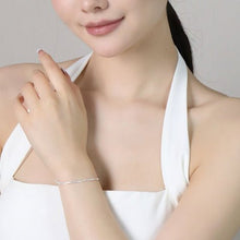 Vòng tay bạc lấp lánh CDE CDE2056SV