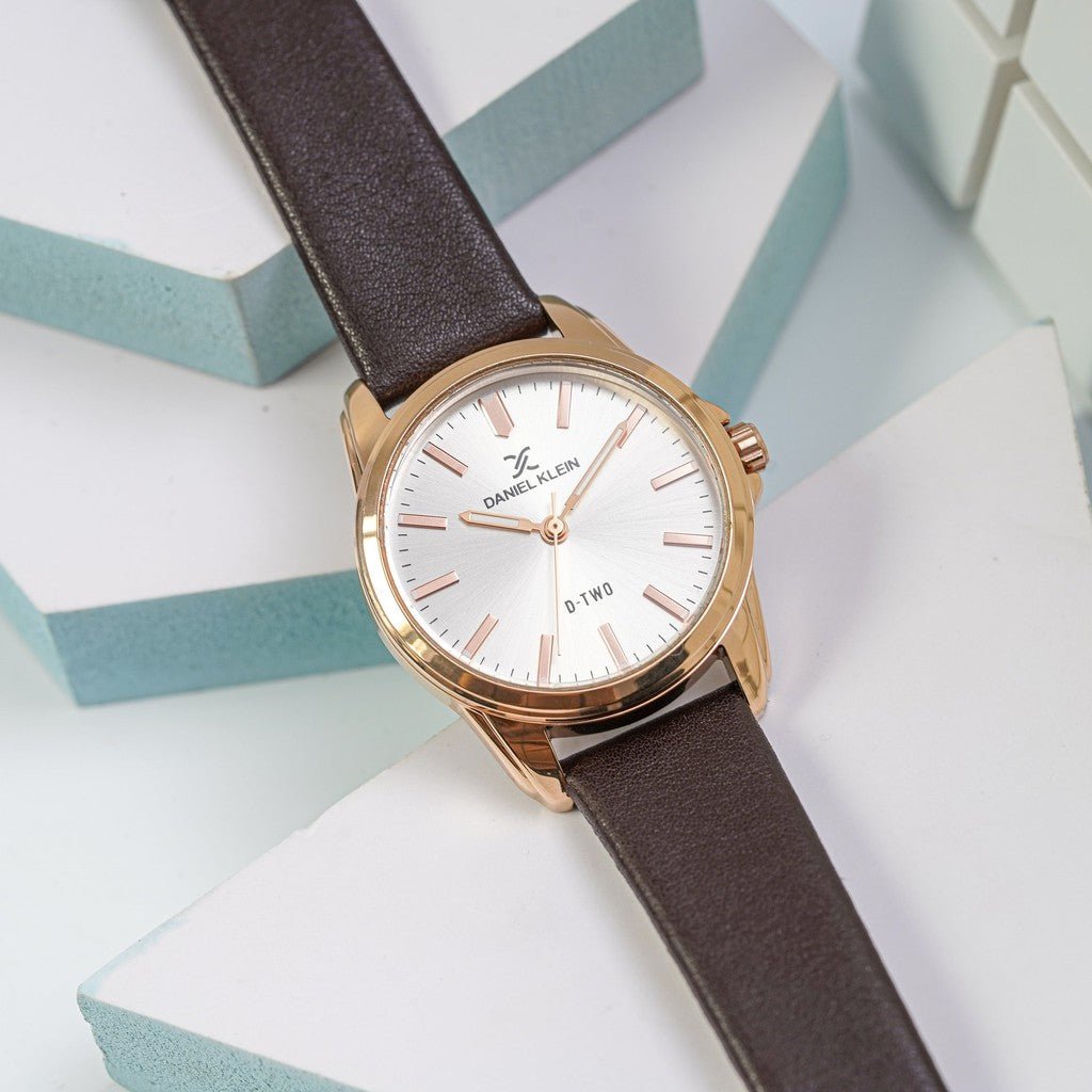 Đồng hồ nữ Daniel Klein DTWO BrownRose DK.1.12623.5