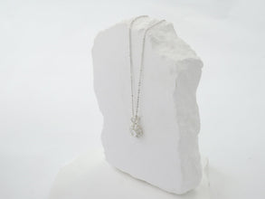 CDE Sparking White Crystal Moonstone Necklace Silver CDE6154SV