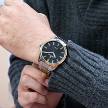 Đồng hồ đôi Daniel Klein DTWO Demi Silver-Black DK.1.1262