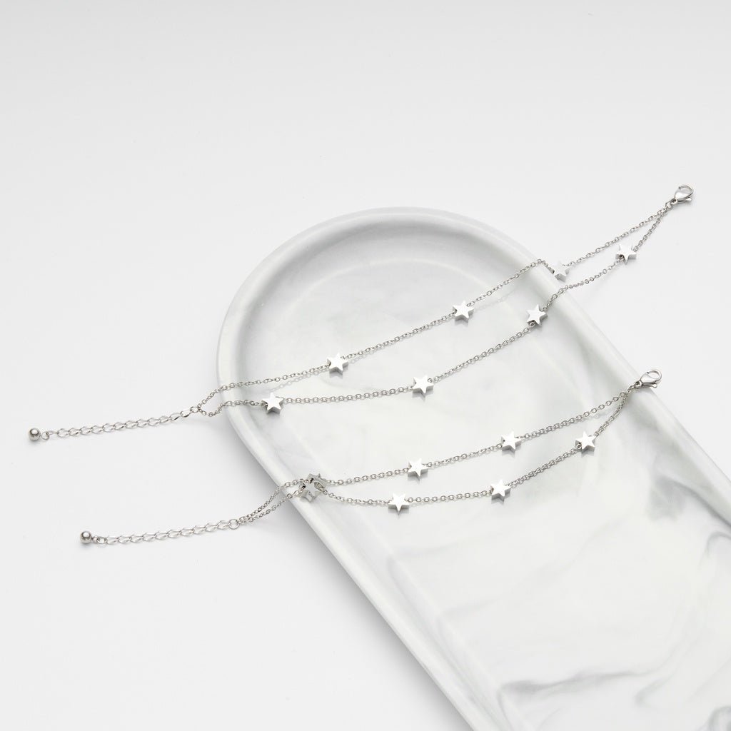 Lắc chân CDE Five Pointed Star Bạc CDE9006SV Lắc chân nữ