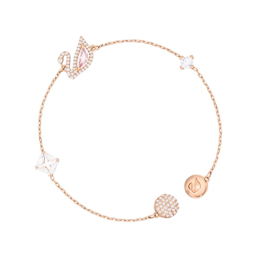 Vòng tay CDE Dazzling Swan Vòng tay vàng hồng CDE2050RG