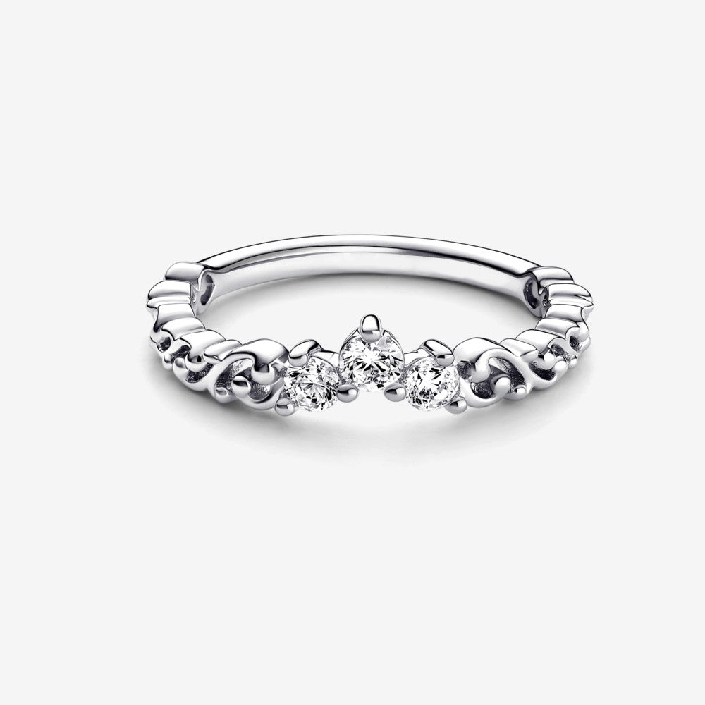 Nhẫn bạc CDE Regal Swirl Tiara CDE8064SV - Nhẫn bạc S925 cao cấp dành cho nữ