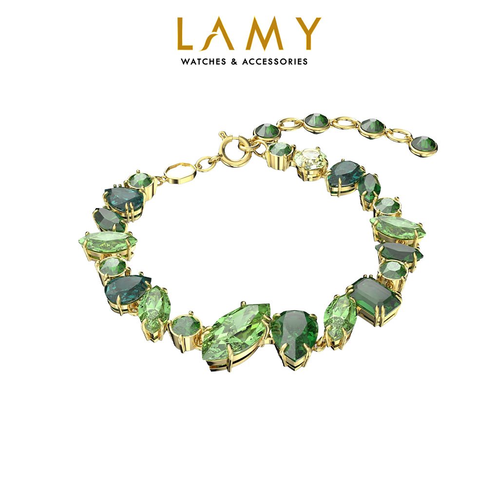 Vòng tay pha lê xanh lá cây CDE Gema CDE2065GR