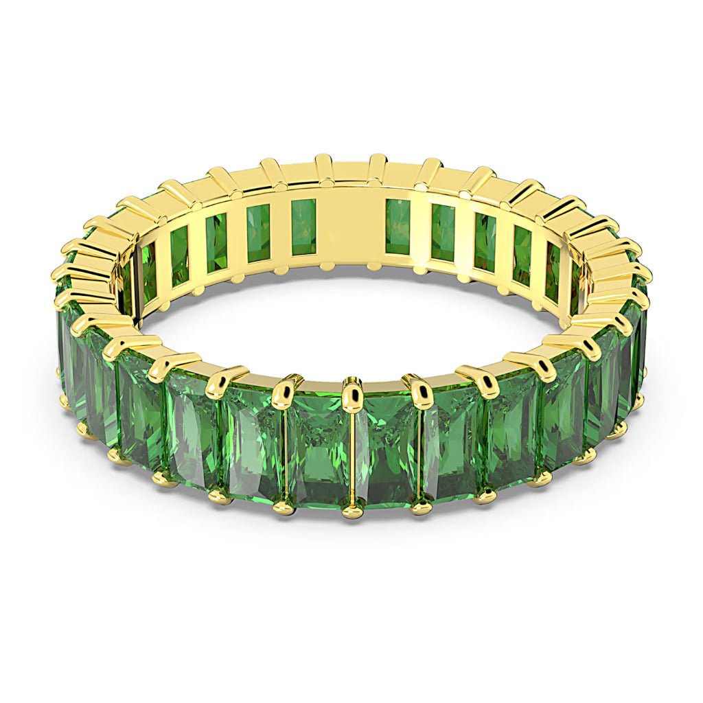 Nhẫn vàng CDE Green Matrix Baguette Cut CDE8079GR dành cho nữ