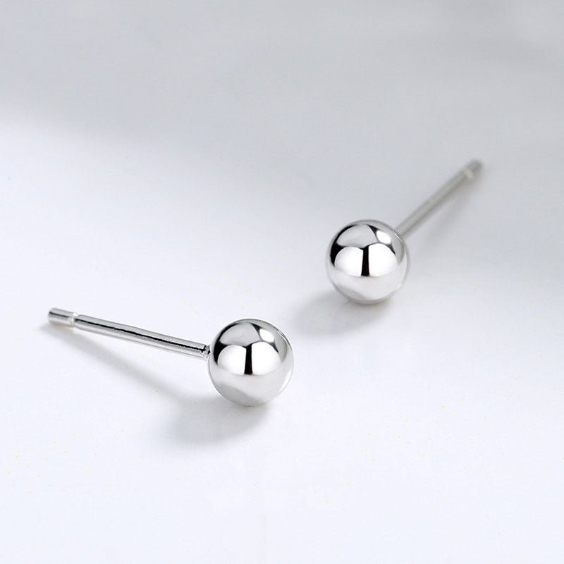 Bông tai bạc Unisex Bông tai tròn CDE Bạc CDE3087SV - 3mm