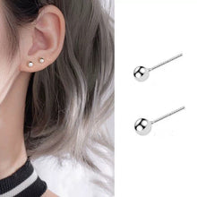 Bông tai bạc Unisex Bông tai tròn CDE Bạc CDE3087SV - 1mm