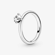 Nhẫn bạc CDE Clear Heart Solitaire CDE8075SV - Nhẫn bạc S925 cao cấp dành cho nữ
