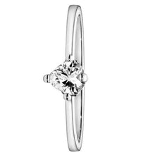 Nhẫn bạc CDE Clear Heart Solitaire CDE8075SV - Nhẫn bạc S925 cao cấp dành cho nữ