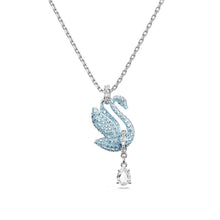 Dây chuyền pha lê xanh thiên nga CDE Iconic Silver CDE6190BE