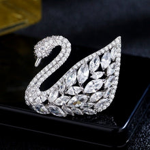 CDE Sparkling Swan Pin Bạc CDE4000, một trâm cài áo sơ mi, một trâm cài ve áo