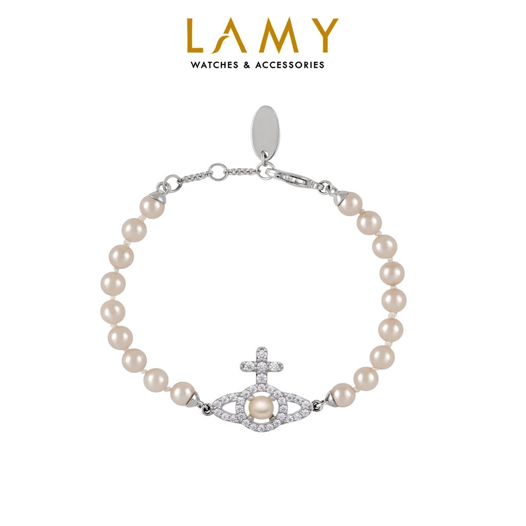 Vòng tay CDE Olympia Pearl Orb Bạc CDE2053