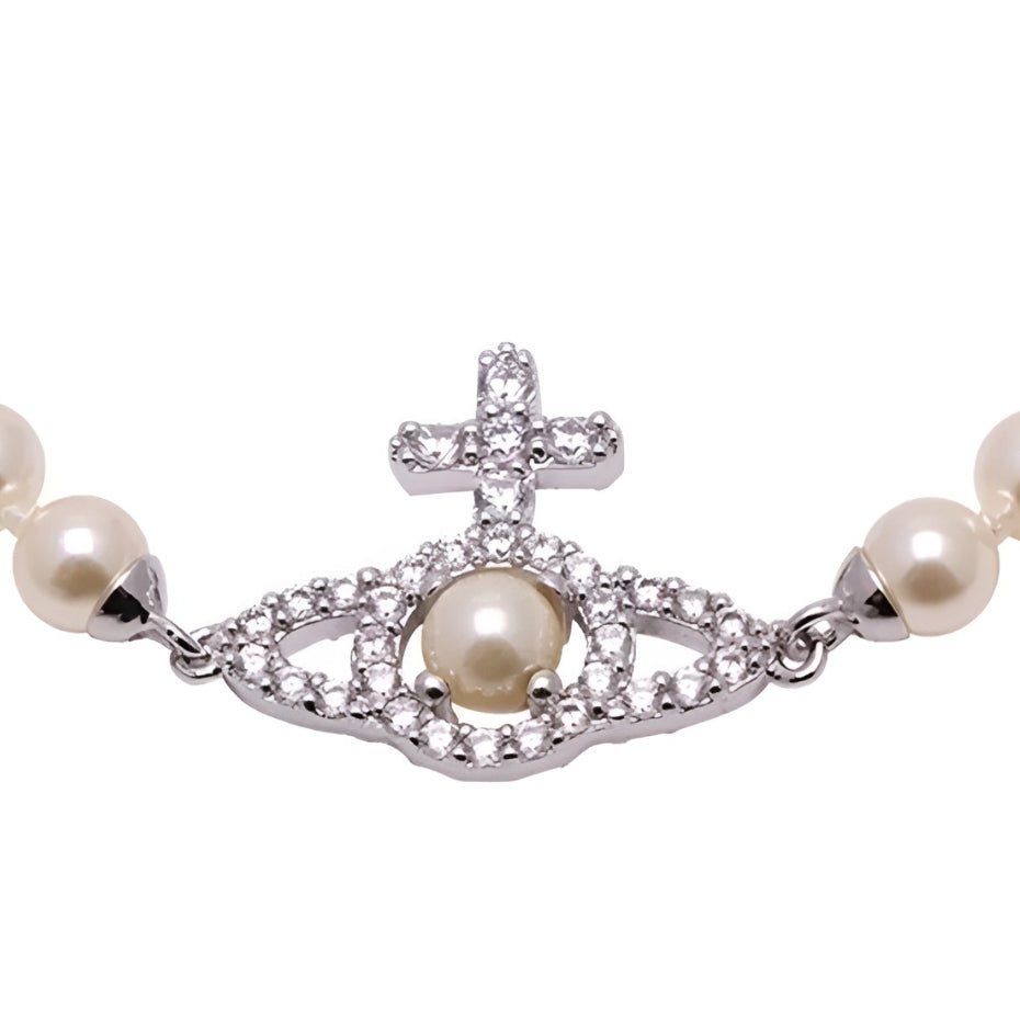 Vòng tay CDE Olympia Pearl Orb Bạc CDE2053