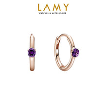 CDE Solitaire Huggie Hoop Women's Earrings CDE3129