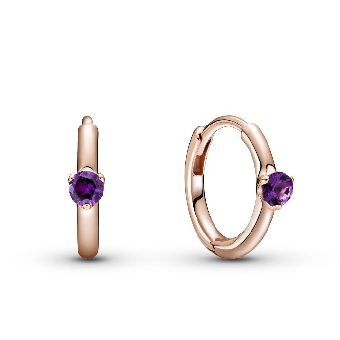 Hoa tai CDE Solitaire Huggie Hoop dành cho nữ CDE3129