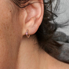 CDE Solitaire Huggie Hoop Women's Earrings CDE3130