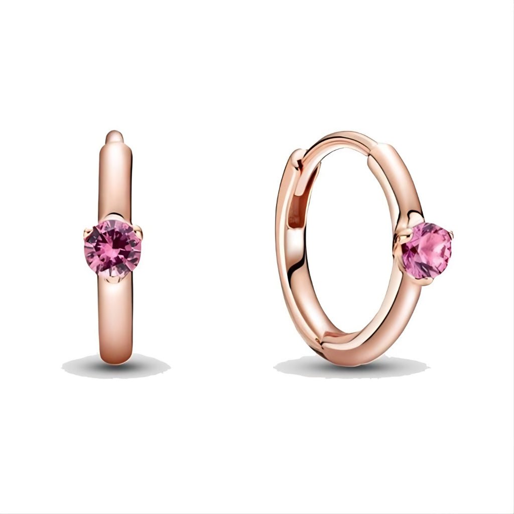 Hoa tai CDE Solitaire Huggie Hoop dành cho nữ CDE3130