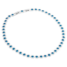Dây chuyền bạc cắt tròn CDE Blue Angelic CDE6113BE Dây chuyền nữ