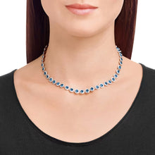 Dây chuyền bạc cắt tròn CDE Blue Angelic CDE6113BE Dây chuyền nữ