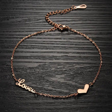 Lắc chân bạc CDE Heart And Love CDE9001RG - Lắc chân bạc cao cấp dành cho nữ