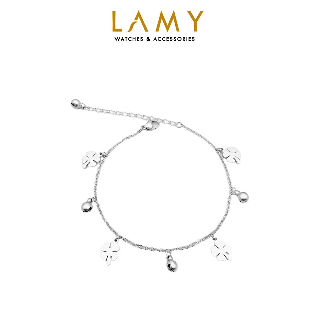 Lắc chân hoa kim cương CDE Fashion CDE9010 - Lắc chân bạc cao cấp dành cho nữ