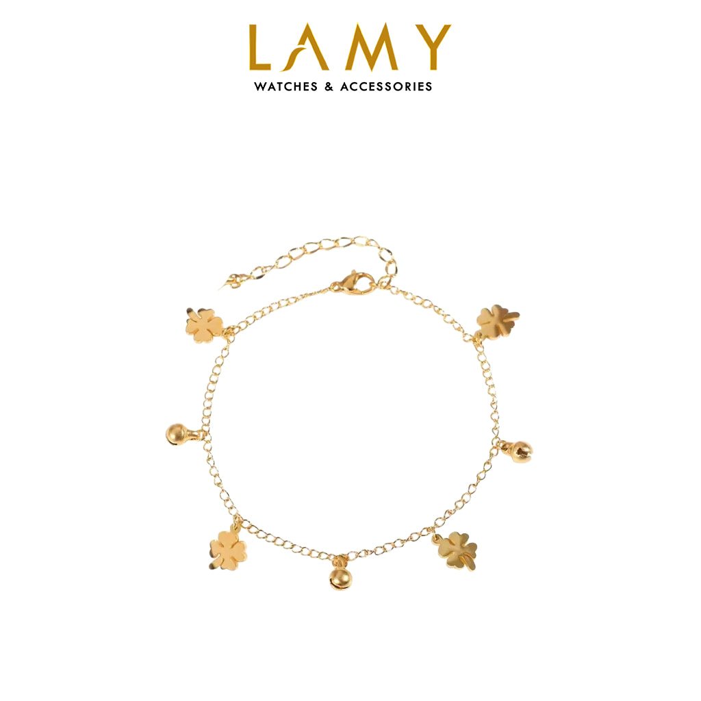 Lắc chân hoa kim cương CDE Fashion CDE9010 - Lắc chân bạc cao cấp dành cho nữ