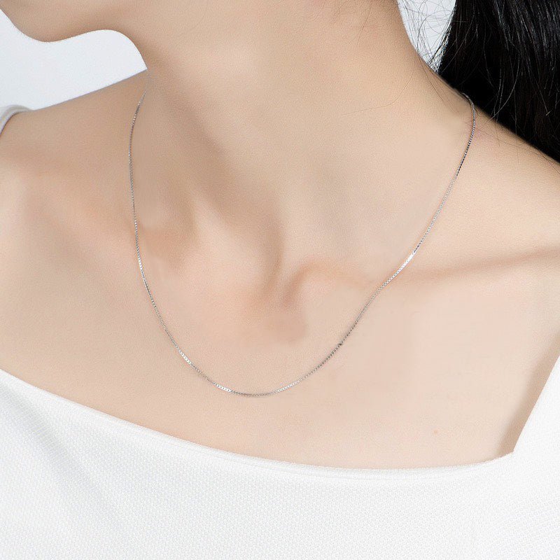 Dây chuyền mắt bạc nhỏ CDE Bạc CDE6115SV - Dây chuyền bạc nguyên chất cho nữ