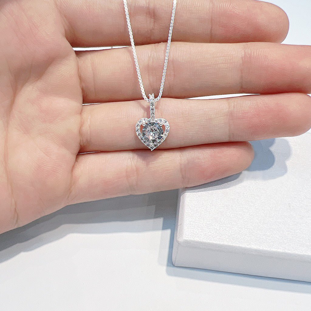 Dây chuyền CDE Radiant Heart Bạc CDE6290SV - Dây chuyền bạc Sterling