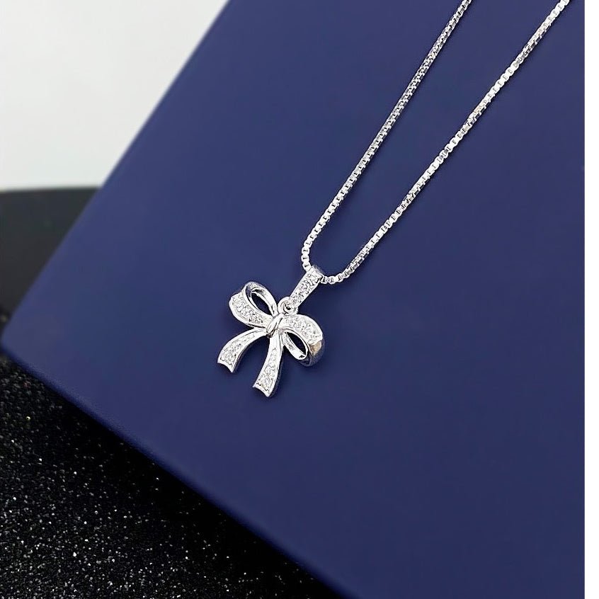 Dây chuyền CDE Seductive Bow Bạc CDE6282SV - Dây chuyền bạc Sterling