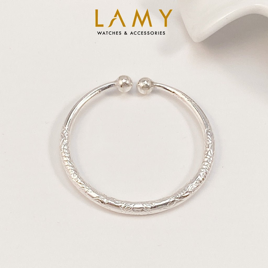 Lắc chân cho bé CDE Pattern Lắc chân bạc CDE9024SV