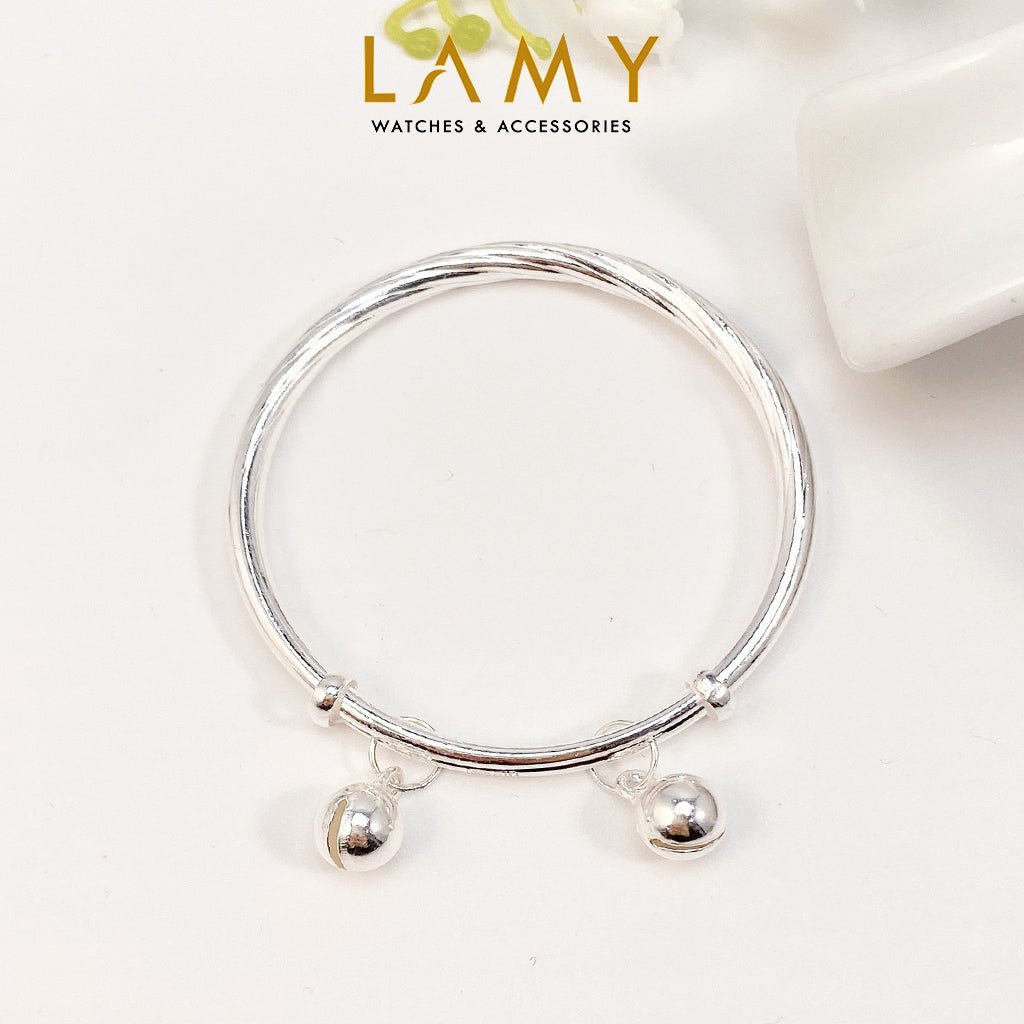 Lắc chân cho bé CDE Jingle Bells Lắc chân bạc CDE9023SV - Lắc chân bạc cao cấp
