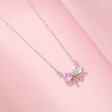CDE Crystal Bow Silver Necklace CDE6325SV