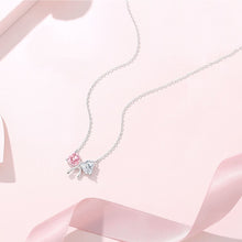 CDE Crystal Bow Silver Necklace CDE6325SV