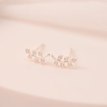CDE Dainty Leaf Olive Shaped Silver Earrings CDE3216