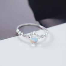 CDE Genuine Rainbow Moonstone Ring Silver CDE8344