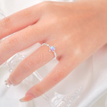 CDE Genuine Rainbow Moonstone Ring Silver CDE8344