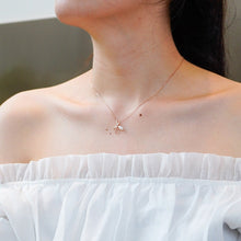 Dây chuyền CDE Bow Charm vàng hồng cho nữ CDE6387RG