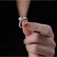 Nhẫn kim cương Moissanite 5mm được chứng nhận GRA CDEDR009 - Sản phẩm được chứng nhận chính hãng