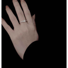 Nhẫn kim cương Moissanite 5mm được chứng nhận GRA CDEDR009 - Sản phẩm được chứng nhận chính hãng
