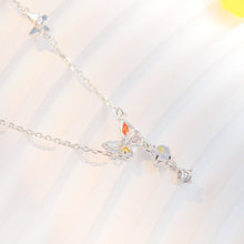CDE Butterfly Moonstone Silver Necklace CDE6324SV