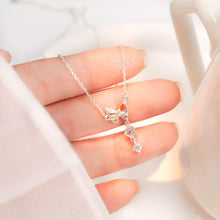 CDE Butterfly Moonstone Silver Necklace CDE6324SV