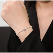 Vòng tay kim cương Moissanite được chứng nhận GRA CDEDB002