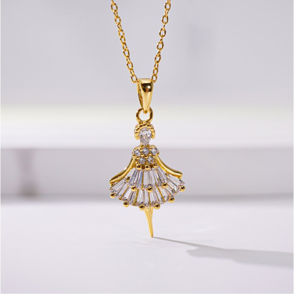 Dây chuyền vàng mặt công chúa Ballerina CDE CDE6398GG - Dây chuyền nữ cao cấp