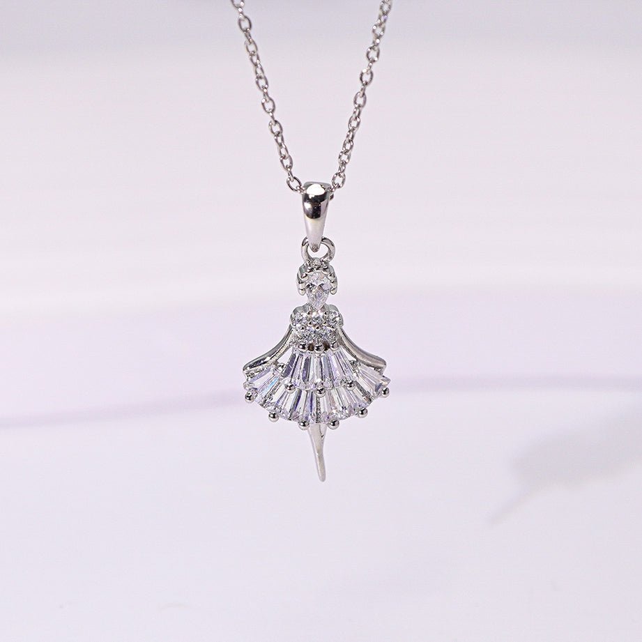 Dây chuyền bạc mặt công chúa Ballerina CDE CDE6398SV - Dây chuyền nữ cao cấp