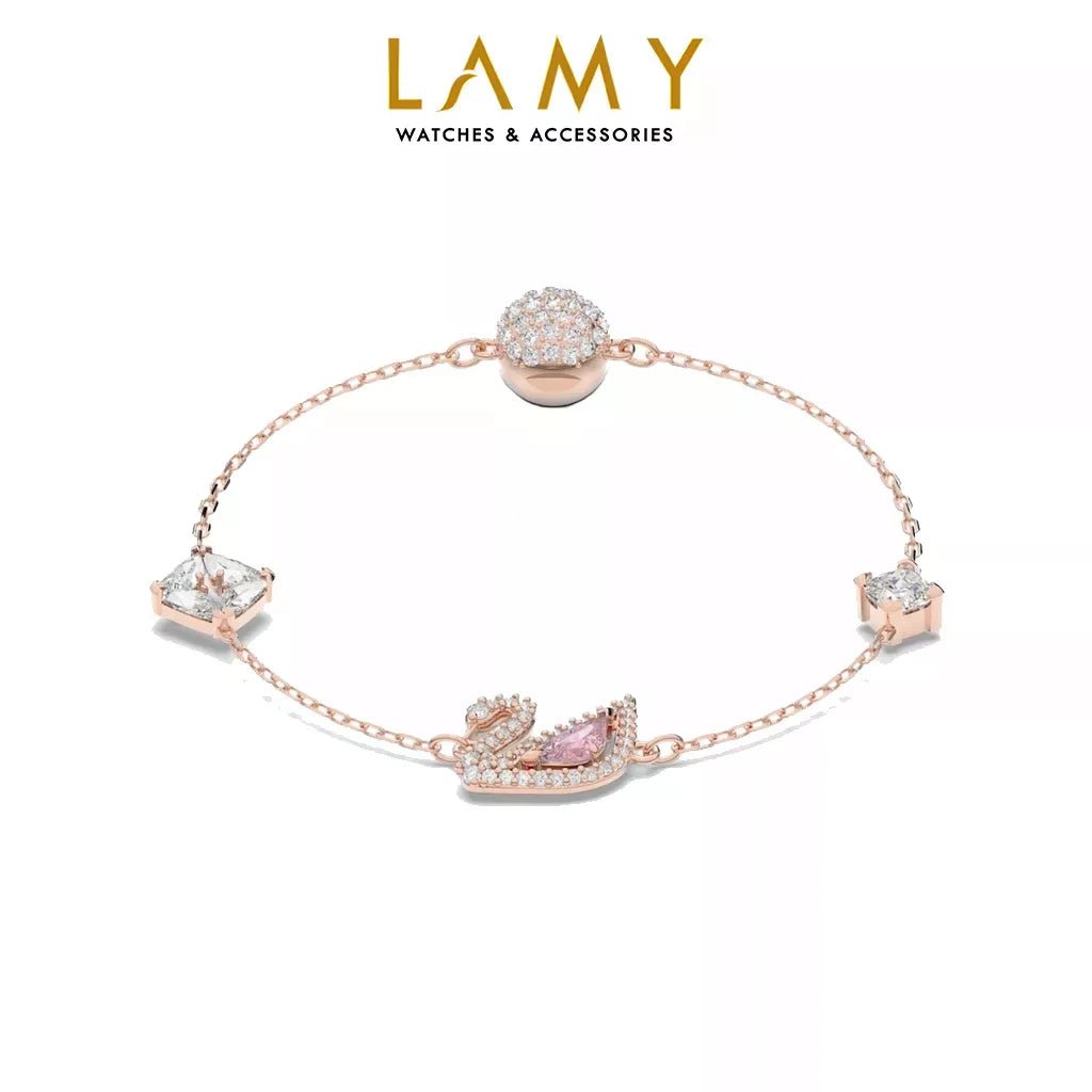 Vòng tay CDE Dazzling Swan Vòng tay vàng hồng CDE2050RG