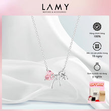 CDE Crystal Bow Silver Necklace CDE6325SV