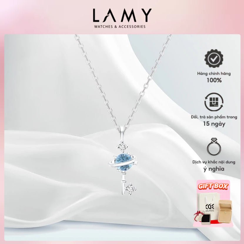Dây chuyền bạc nữ CDE Dreamy Star Key CDE6351