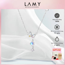 CDE Butterfly Moonstone Silver Necklace CDE6324SV