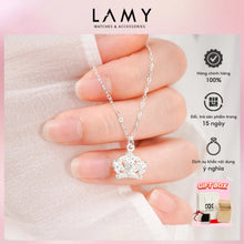 Dây chuyền mặt vương miện thanh lịch bạc CDE6302