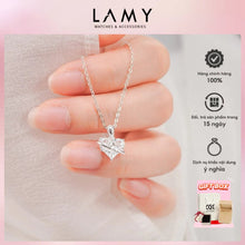 Dây chuyền bạc hình trái tim pha lê CDE CDE6366
